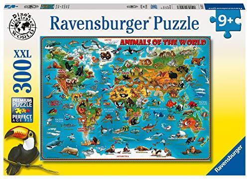 Lafeltrinelli Ravensburger - Puzzle Animali Del Mondo 300 Pezzi XXL Età Raccomandata 9+ Anni
