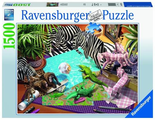 Lafeltrinelli Ravensburger - Puzzle Avventure di origami 1500 Pezzi Puzzle Adulti