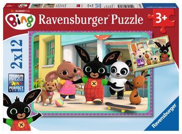Lafeltrinelli Ravensburger - Puzzle Bing Collezione 2x12 2 Puzzle Da 12 Pezzi Età Raccomandata 3+ Anni