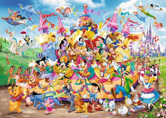 Lafeltrinelli Ravensburger - Puzzle Carnevale Disney 1000 Pezzi Puzzle Adulti