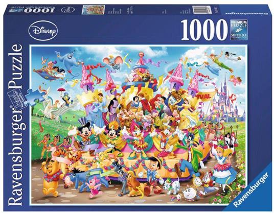 Lafeltrinelli Ravensburger - Puzzle Carnevale Disney 1000 Pezzi Puzzle Adulti