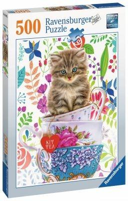 Lafeltrinelli Ravensburger - Puzzle Gattino In Tazza 500 Pezzi Puzzle Adulti