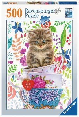 Lafeltrinelli Ravensburger - Puzzle Gattino In Tazza 500 Pezzi Puzzle Adulti
