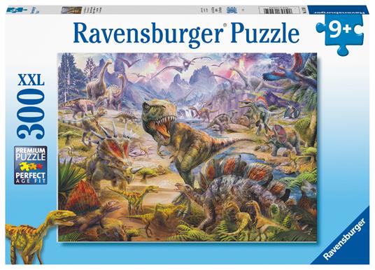 Lafeltrinelli Ravensburger - Puzzle Giganteschi dinosauri 300 Pezzi XXL Età Raccomandata 9+ Anni