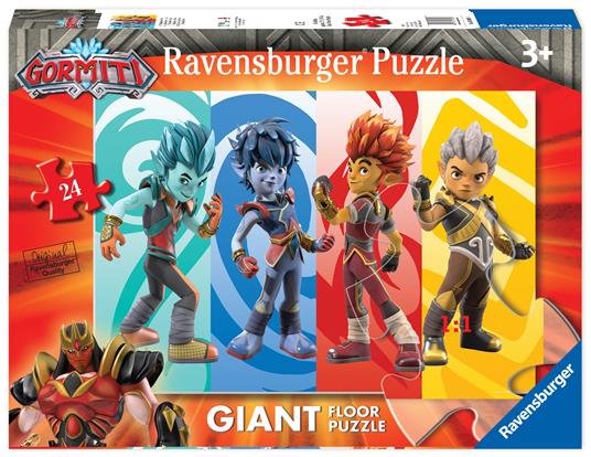 Lafeltrinelli Ravensburger - Puzzle Gormiti A Collezione 24 Giant Pavimento 24 Pezzi Età Raccomandata 3+ Anni