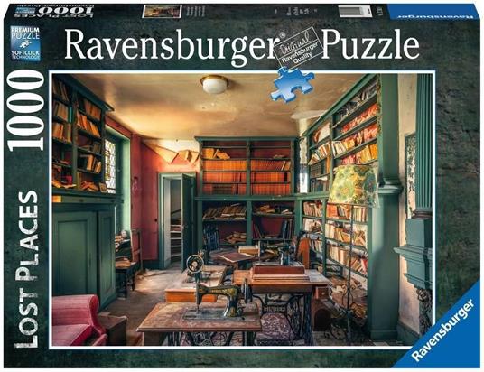 Lafeltrinelli Ravensburger - Puzzle La Stanza della Governante Collezione Lost Places 1000 Pezzi Puzzle Adulti