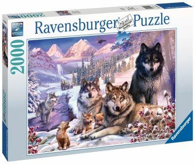 Lafeltrinelli Ravensburger - Puzzle Lupi Nella Neve 2000 Pezzi Puzzle Adulti