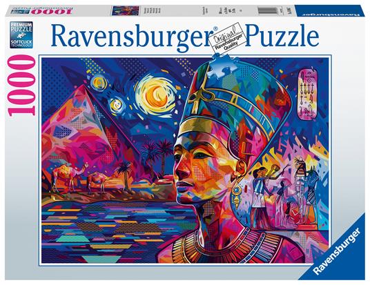 Lafeltrinelli Ravensburger - Puzzle Nefertiti lungo il nilo 1000 Pezzi Puzzle Adulti