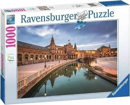 Lafeltrinelli Ravensburger - Puzzle Piazza di Spagna Siviglia 1000 Pezzi Puzzle Adulti