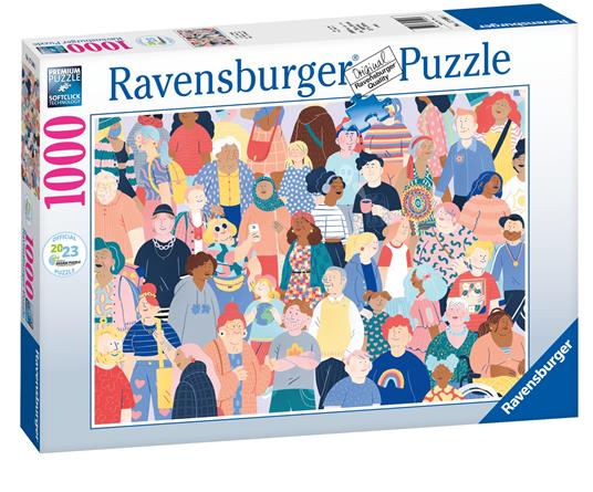 Lafeltrinelli Ravensburger - Puzzle Puzzle People WJPC 1000 Pezzi Puzzle Adulti