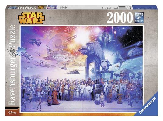 Lafeltrinelli Ravensburger - Puzzle Star Wars 2000 Pezzi Puzzle Adulti