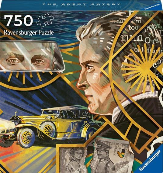 Lafeltrinelli Ravensburger - Puzzle The Great Gatsby Collezione Art&Soul 750 Pezzi Puzzle Adulti