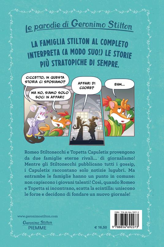 Lafeltrinelli Romeo E Topetta. Le Parodie Di Geronimo Stilton