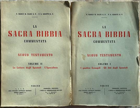 Lafeltrinelli Sacra Bibbia commentata. Nuovo testamento Vol. I-II