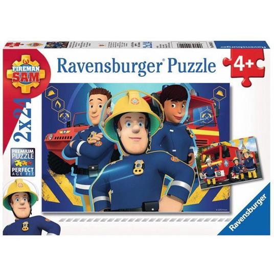 Lafeltrinelli Sam il pompiere Puzzle 2x24 pezzi Ravensburger (09042)