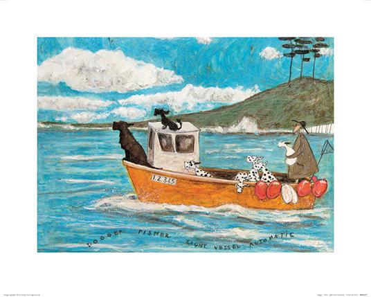 Lafeltrinelli Stampa 40X50 Sam Toft Dogger Fisher Light Vessel Automatic