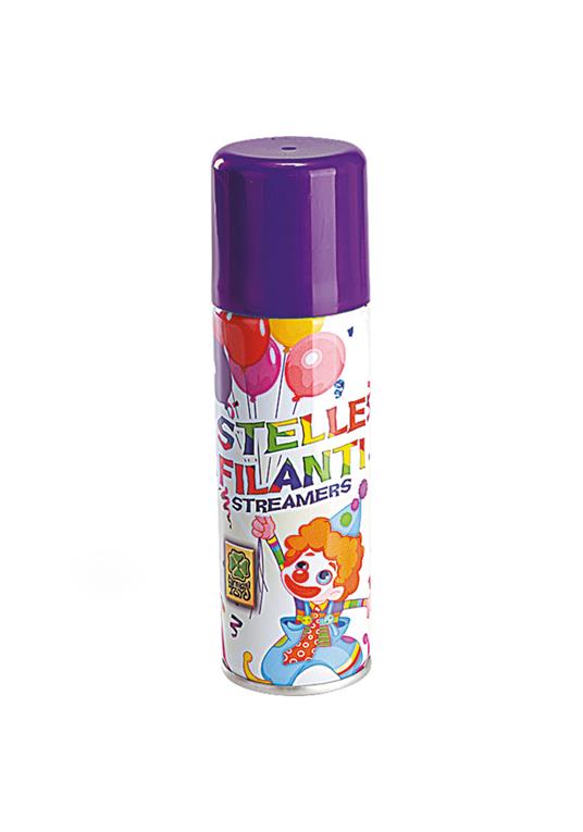 Lafeltrinelli Stelle Filanti Spray Viola Ml.83 Ca. Carnival Toys (7231)