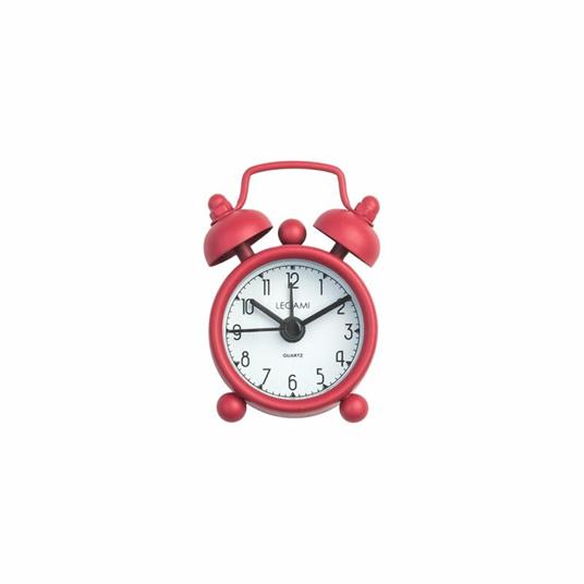 Lafeltrinelli Sveglia Mini Tick Tock Alarm Clock - Red