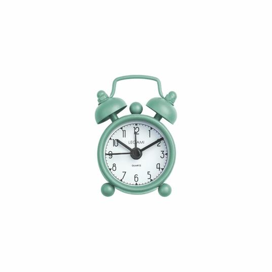 Lafeltrinelli Sveglia Mini Tick Tock Alarm Clock - Vintage Green