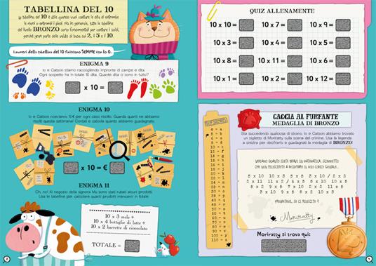 Lafeltrinelli Tabelline. Le Indagini Di Sherlock Bones. Con Gadget