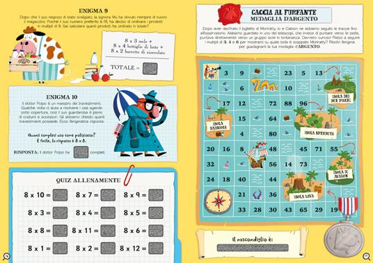 Lafeltrinelli Tabelline. Le Indagini Di Sherlock Bones. Con Gadget