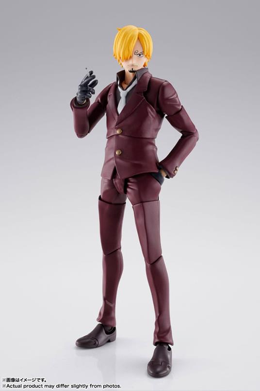 Lafeltrinelli Tamashii Nations - One Piece - S.H. Figuarts Action Figure - Sanji (The Raid On Onigashima) 15 Cm