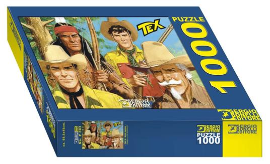 Lafeltrinelli Tex E I Suoi Pards. Puzzle 1000 Pz 70 X 50 Cm
