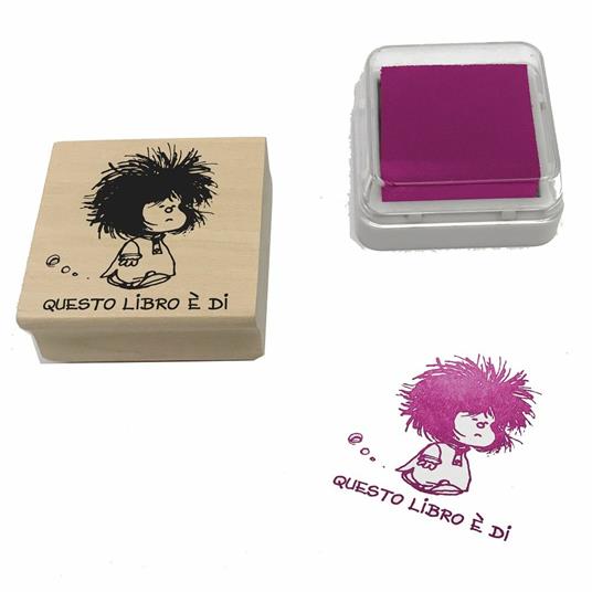 Lafeltrinelli Timbro ex libris Mafalda. Questo libro è di
