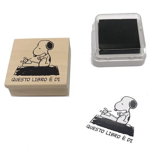 Lafeltrinelli Timbro ex libris Snoopy. Questo libro è di