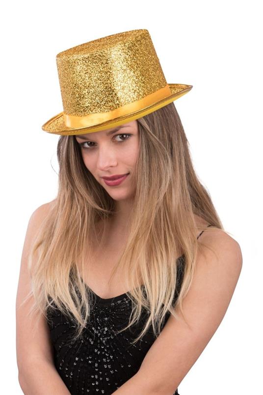 Lafeltrinelli Tuba Oro in Tessuto Lurex H.Cm.12 Ca. Tg. 58. Carnival Toys (6063)