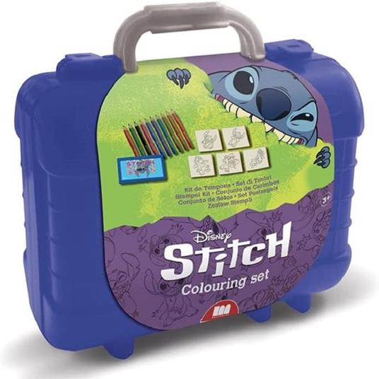 Lafeltrinelli Valigetta Travel Set con timbri e pastelli Stitch