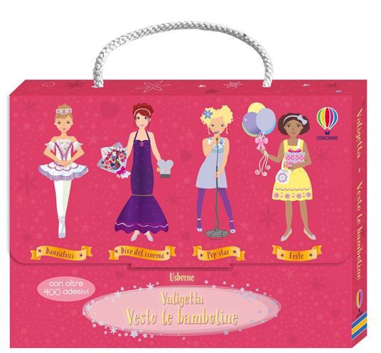 Lafeltrinelli Valigetta Vesto le bamboline. Con adesivi. Ediz. illustrata. Vol. 2