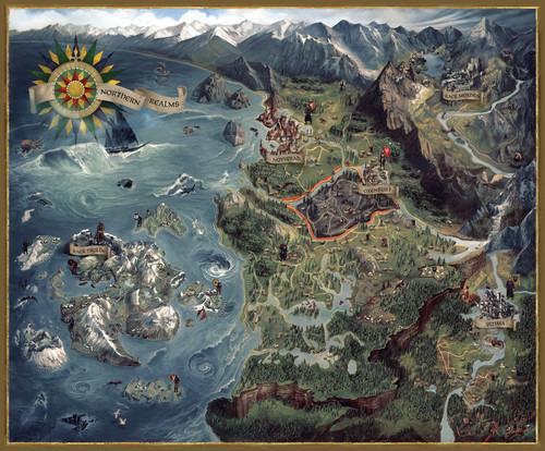 Lafeltrinelli Witcher 3. Wild Hunt Puzzle: Witcher World Map