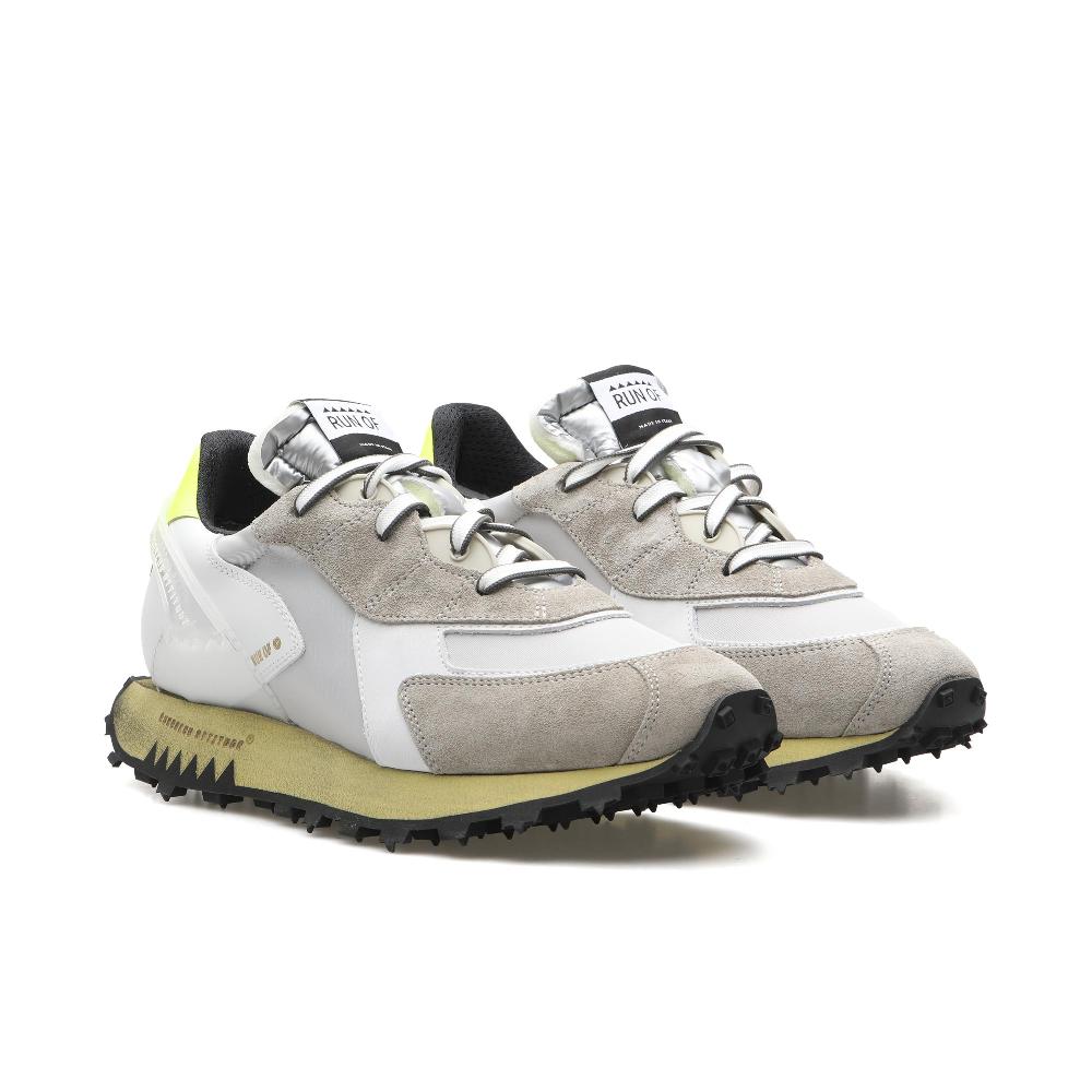 RUN OF Ambush Sneakers In Pelle E Nylon Con Suola Gialla