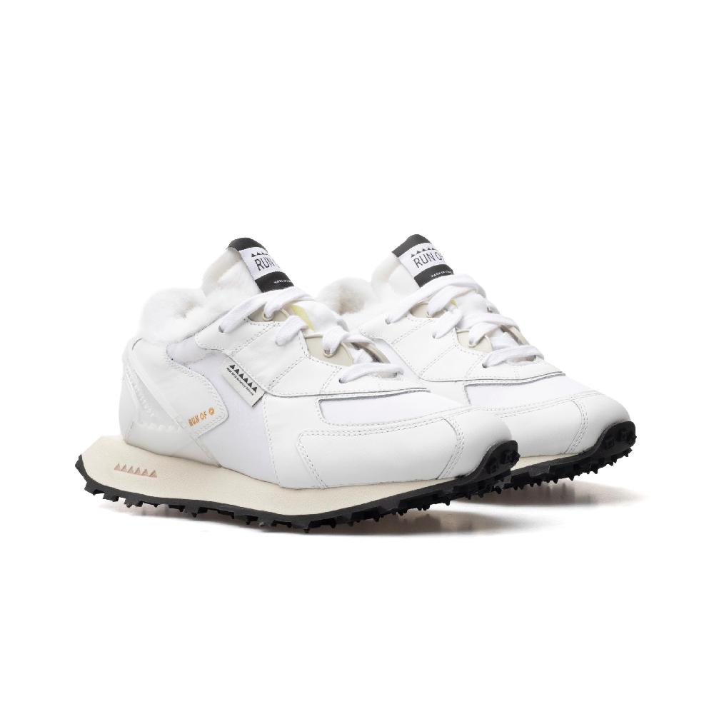 RUN OF Artic SH Sneakers In Pelle Shearling E Nylon Web Ufficiale
