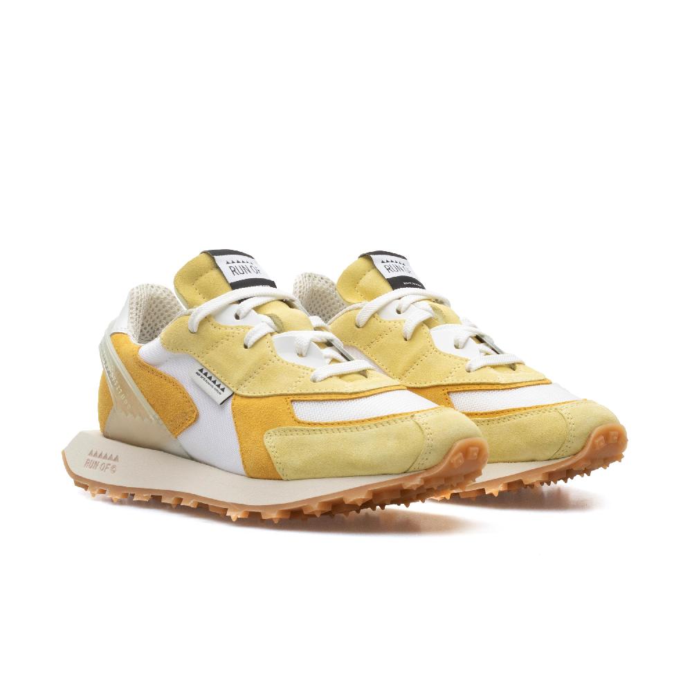 RUN OF Lemonade Sneakers Uomo In Pelle Scamosciata E Nylon | Sito Ufficiale RUN OF