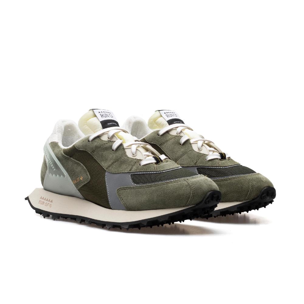 RUN OF Military Sneakers Uomo In Pelle Scamosciata E Nylon | Sito Ufficiale RUN OF