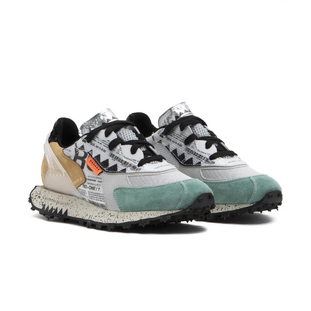 RUN OF Ro1 Core Sneakers In Pelle Nylon Pelle Scamosciata E Rete