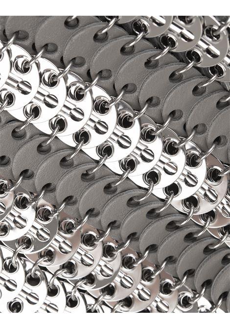 RABANNE 1969 Square Bag Grigia In Metallo E Pelle - RABANNE