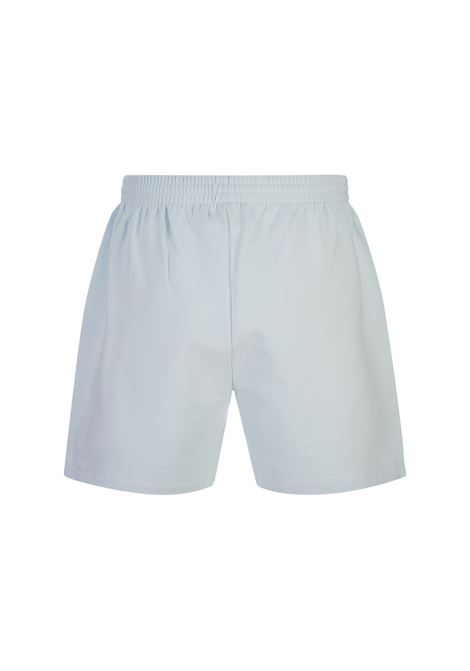 PANGAIA 365 Midweight Mid Length Shorts In Reflect Blue - PANGAIA