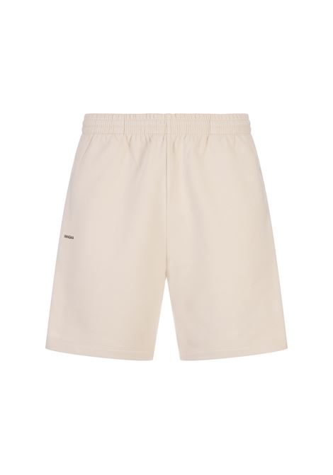 PANGAIA 365 Midweight Mid Length Shorts In Travertine-Beige - PANGAIA