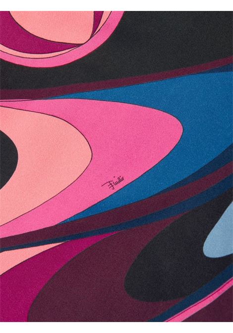 EMILIO PUCCI JUNIOR Abito A Maniche Lungo Con Stampa Onde - EMILIO PUCCI JUNIOR