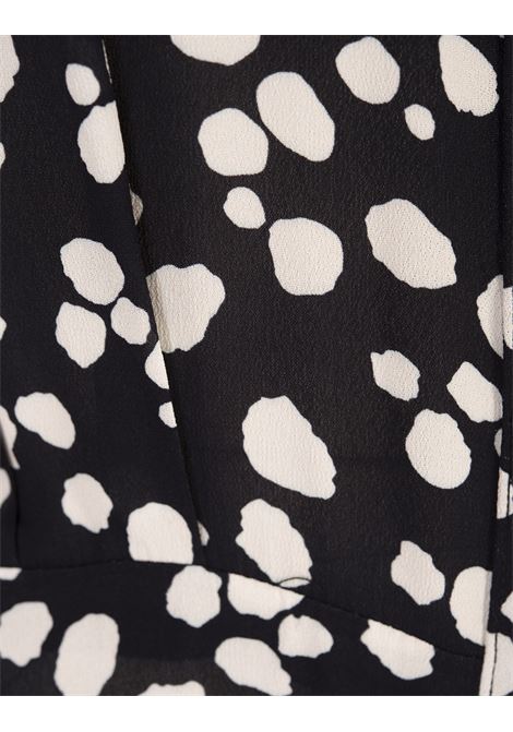 MSGM Abito Chemisier Lungo In Viscosa Stampata - MSGM