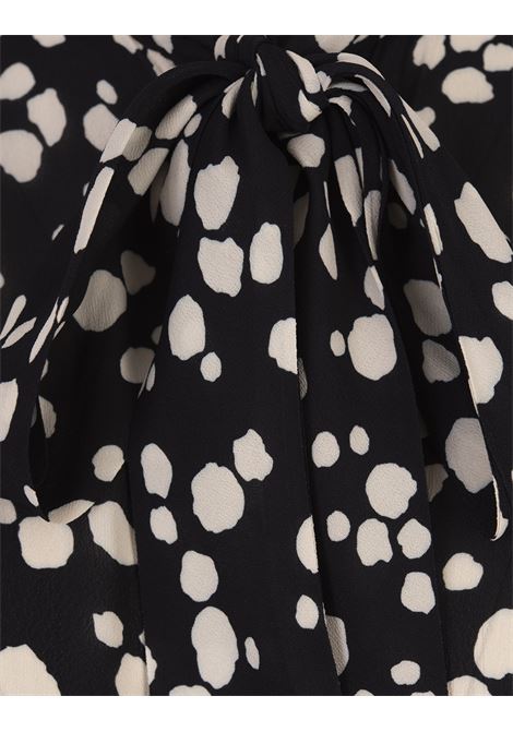 MSGM Abito Chemisier Lungo In Viscosa Stampata - MSGM