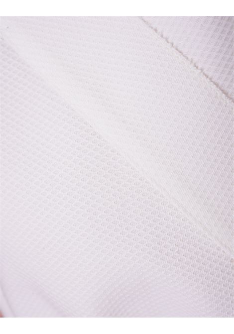 ALAIA Abito Corto In Piqué Bianco Con Cappuccio - ALAIA