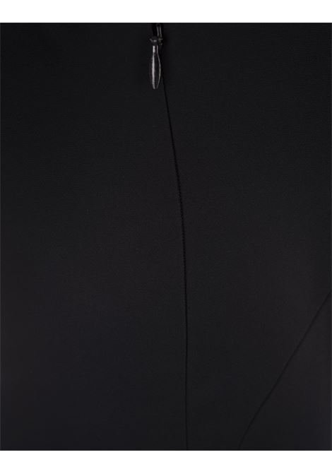ALEXANDER MCQUEEN Abito Lungo Asimmetrico Nero Con Cut-Out - ALEXANDER MCQUEEN