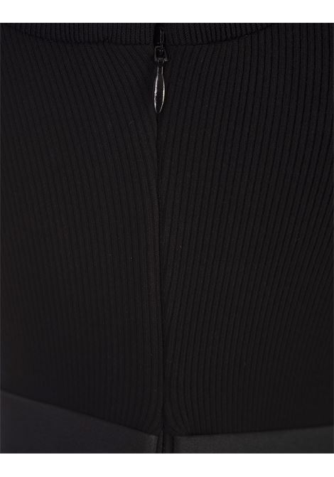 ALEXANDER MCQUEEN Abito Lungo Hybrid Nero - ALEXANDER MCQUEEN