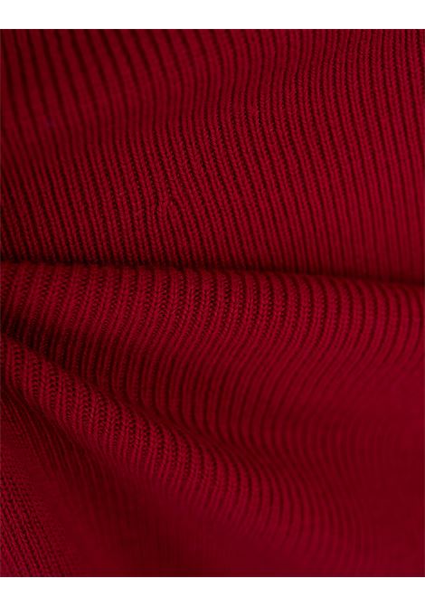 RABANNE Abito Lungo In Maglia Rossa Con Medaglie - RABANNE