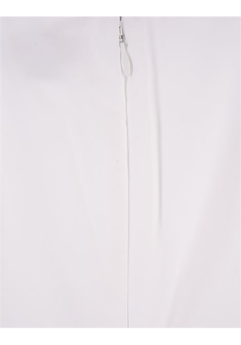 ALEXANDER MCQUEEN Abito Midi Con Scollo A Cuore In Bianco - ALEXANDER MCQUEEN