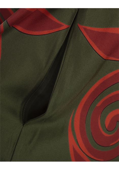 LA DOUBLE J Abito Mini Magnifico In Dragonflower Placée Multicolor In Silk Twill - LA DOUBLE J